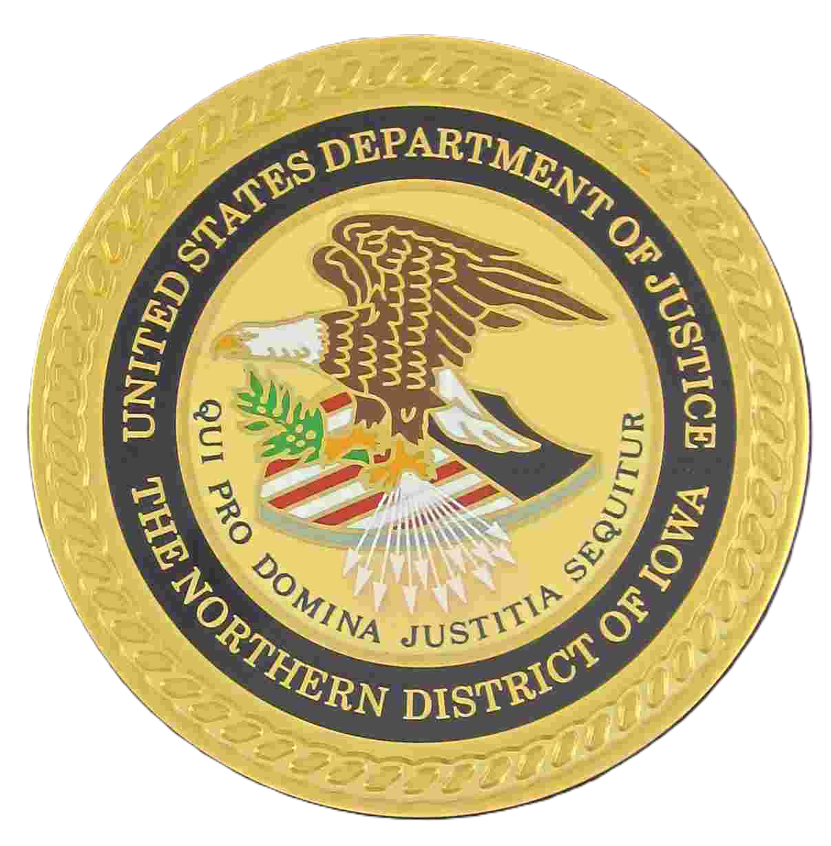 米国連邦検事局　U.S. Attorney's Office バッジ（レッド） 米国連邦検事局 U.S. Attorney's Office バッジ（レッド） 米国連邦